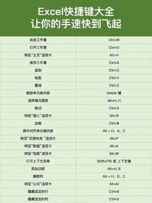Excel快捷键有哪些常用的快速操作技巧？ 第1张