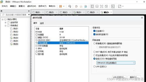 VMware使用教程中，如何设置虚拟机网络连接？ 第1张